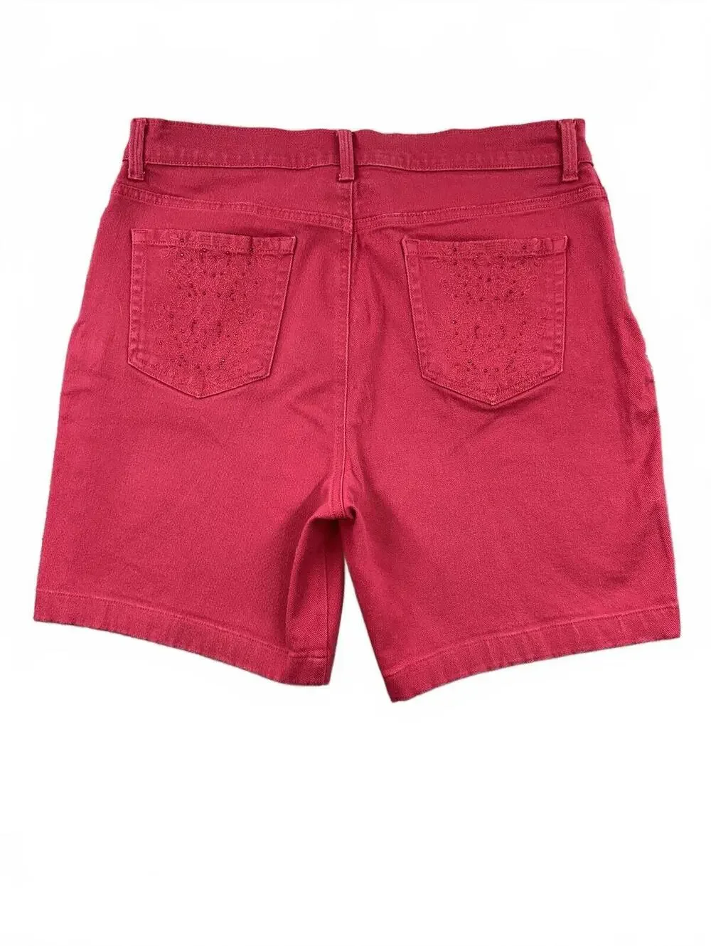 Gloria Vanderbilt Red Denim Shorts